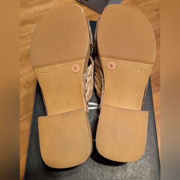 NEW Seychelles Warm Waters Natural Raffia Sandals Size 8 - Picture 3 of 6